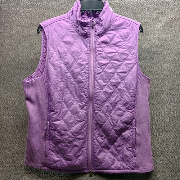L.L Bean Women Full ZIp Up Fleece Outdoor Layer Vest - Picture 1 of 7